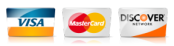 We accept major credit cards